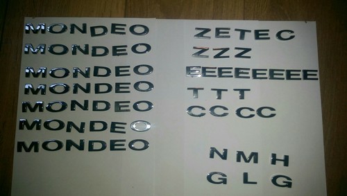 Ford lettering badges - lettering,