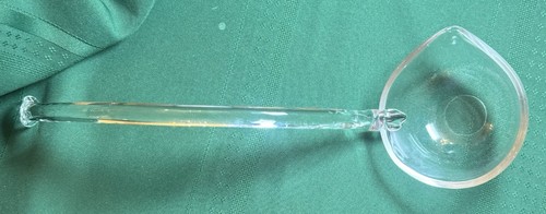 Vintage hand blown clear glass - vintage,