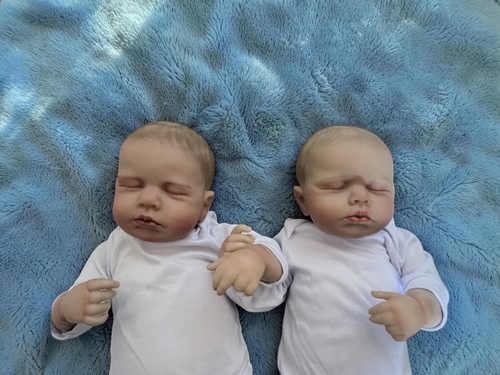 Twin reborn dolls new - -, with