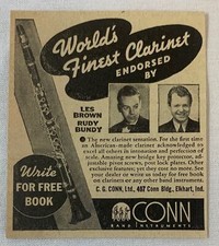 1941 small Conn clarinets ad ~
