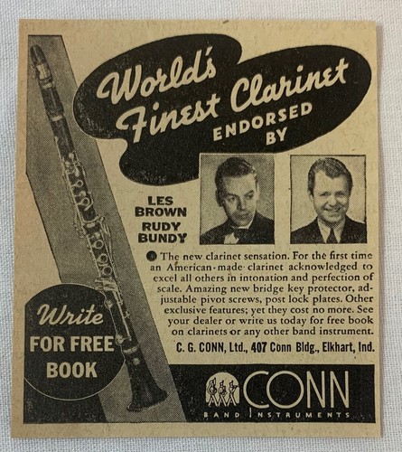 1941 small conn clarinets - conn, ~