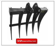 Mini Digger Rake 450mm / 25mm