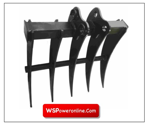 Mini digger rake 450mm - digger,