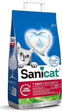 Sanicat Cat Litter Kitten 7 Day Freshness Aloe Vera 4L Odour Absorbent Litter UK
