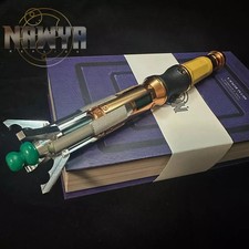 11th Doctor Sonic Screwdriver Doctor Who Light Sound Prop Electronic Metal