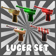 Luger Set MM2 - Murder Mystery 2 Godly Gun (CHEAPEST)