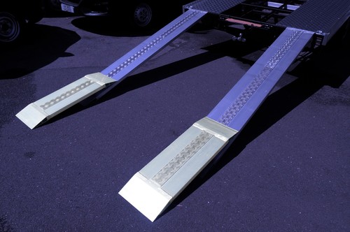 Aluminium loading ramp - aluminium,