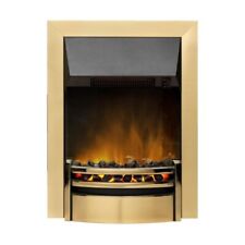 DIMPLEX KANSAS OPTIFLAME INSET FIRE BRASS 2KW