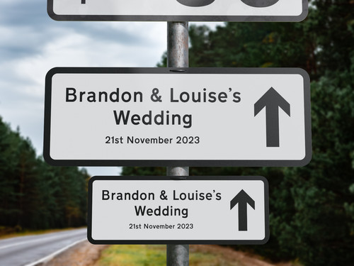 Personalised metal wedding - personalised,