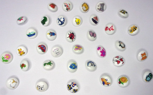 Picture shank buttons - x,