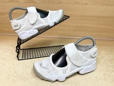Nike Air Rift Women's Running Trainers Sandals White & Grey UK Size 4.5 Summer