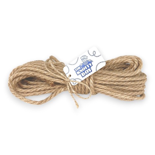 10mm natural jute - natural, hessian