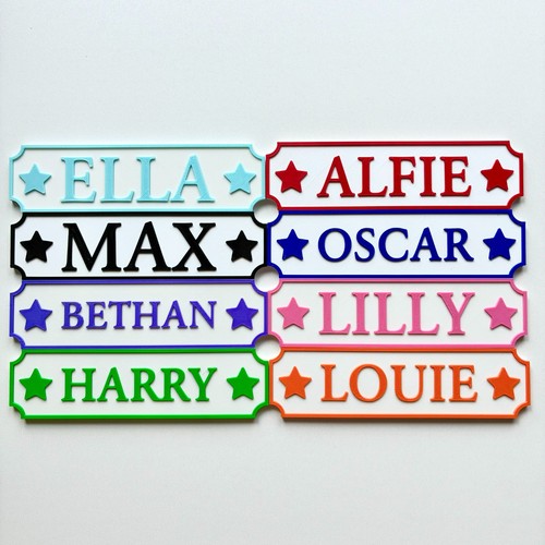 Personalised kids name door - personalised,