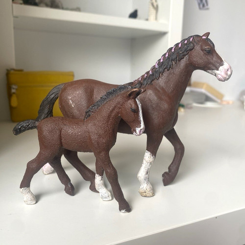 Schleich repaint mare - schleich,