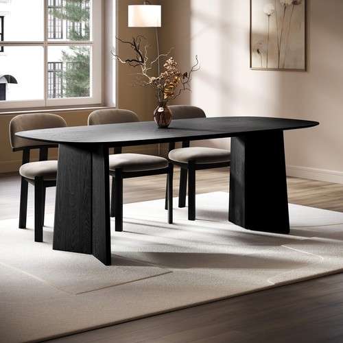 Large black wooden dining - large,