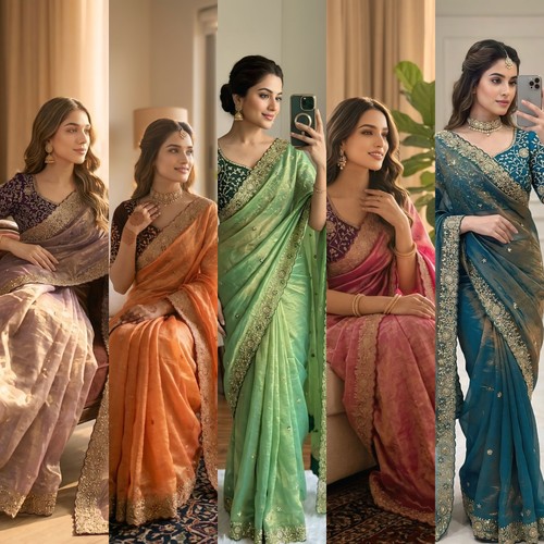 Indian bollywood designer sari - indian,