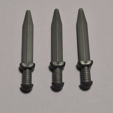 Lego - 3 x Silver Minifigure