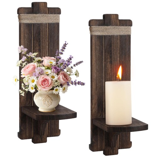 Vintage wall decor candle - vintage,