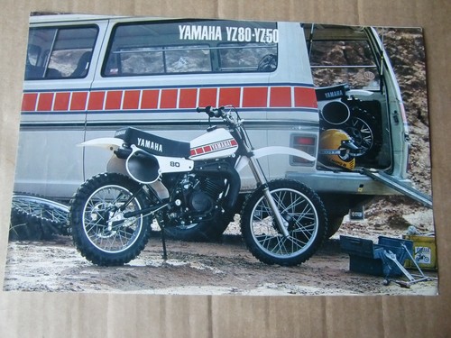 1980 yz50 yz80 brochure - ,