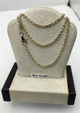 9ct Yellow Gold Solid Link