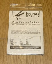 Phoenix Models 1/72 scale Port Victoria PV.2.bis - vac-form plane kit