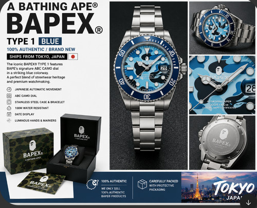 Bathing ape bape type - a,