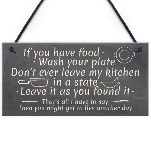 Kitchen signs mum - mum, nanny