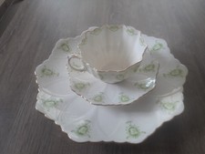 PARAGON BONE CHINA TRIO CUP SAUCER & TEA PLATE STAR CODE G 173 SCALLOPED