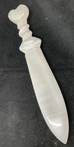 Selenite natural wand - selenite,