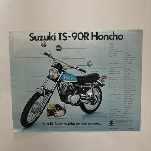 Early 1970 suzuki 90r - early, 1970's