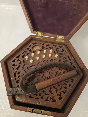 Vintage lachenal concertina - lachenal,