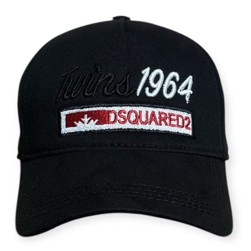 Dsquared2 black baseball cap - dsquared2,