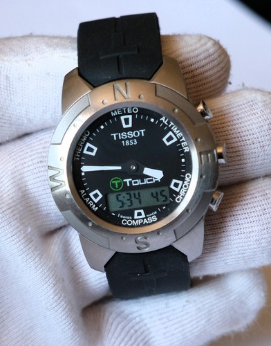 Tissot touch men black - t-touch, men's