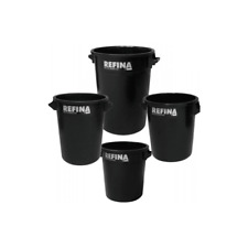 Mixing Bucket Refina black plastering  Large heavy duty plaster tub 35ltr-100ltr