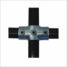Two Socket Cross Key Clamp Handrail System 119 C22 Kee Pipe Clamp Tube