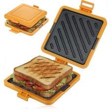 Microwave Toastie Maker Sandwich Grill Microwaveable Grilled Non-stick Silicone