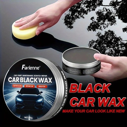 Black car wax - car, scratch
