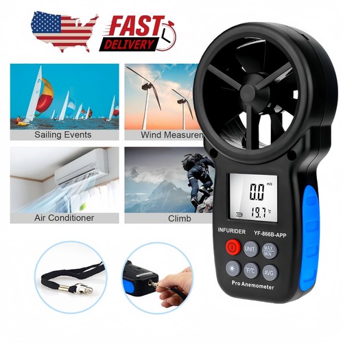 Digital anemometer wind speed - anemometer,