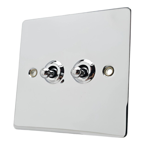 Gang polished chrome toggle - 2,