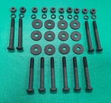 NEW Land Rover Series 2 2a 3 SHERARDIZED Tailgate Hinge & Catch UNF Fixings Kit