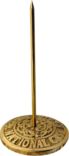 Solid brass vintage receipt - solid,