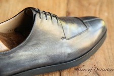 Berluti Grey Burnished Leather