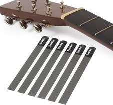 StewMac Gauged Nut Slotting File Set for Acoustic Guitar, for Light/Medium...