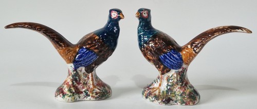 Pair vintage hand - vintage, painted