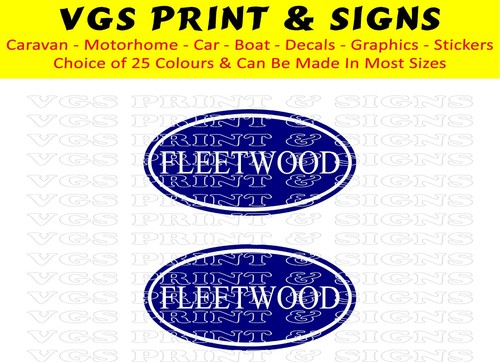 Fleetwood oval caravan - oval,