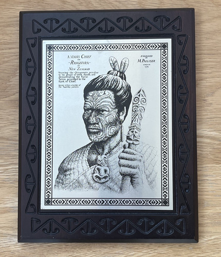 Vintage maori chief rangitira - maori,