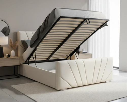 Ottoman bed winged plush - bed,