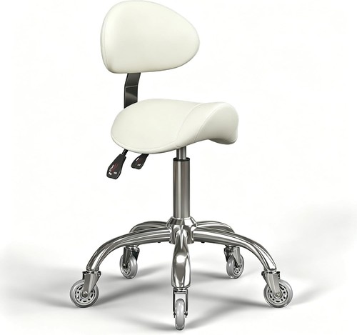 Saddle stool with - saddle,