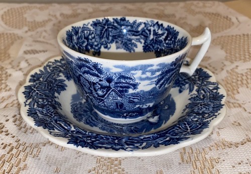 Booths british scenery blue - british,