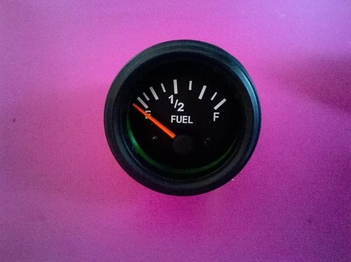 Fuel level gauge 52mm - fuel, 2"/52mm